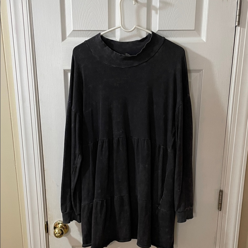 Wild Fable Black Long Sleeve Dress